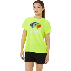 Women's ASICS World Athletics Championships Ready Set Short Sleeve - 2012C501.730