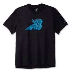 Men's Brooks Distance Graphic Short Sleeve 211320-043 -Goodr Sales Shop 211320 043 LF Distance Graphic Short Sleeve