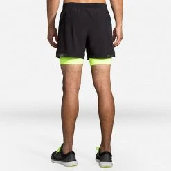 Men's Brooks Carbonite 5" 2-in-1 Short Run Visible Collection 211352-070 -Goodr Sales Shop 211352 070 MB Carbonite 5in 2in1 Short