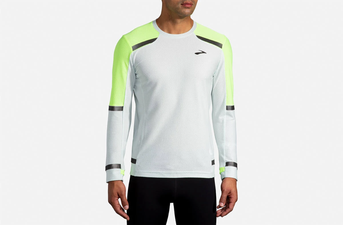 Men's Brooks Carbonite Long Sleeve Run Visible Collection 211354-041 7 Men's Brooks Carbonite Long Sleeve Run Visible Collection 211354-041 - Image 5