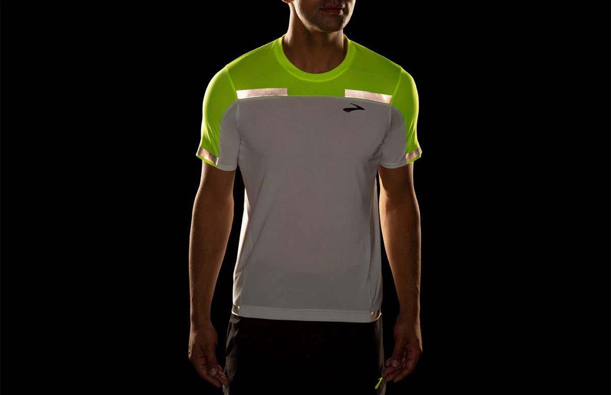 Men's Brooks Carbonite Short Sleeve Run Visible Collection 211355-052 5 Men's Brooks Carbonite Short Sleeve Run Visible Collection 211355-052 - Image 3