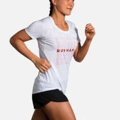 Women's Brooks Distance Graphic-Tee 221364-170 -Goodr Sales Shop 221364 170 mv Distance Graphic Tee