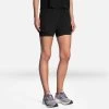 Women's Brooks Chaser 5" 2-in-1 -Goodr Sales Shop 221464 001 MA Chaser 5in 2in1 Short