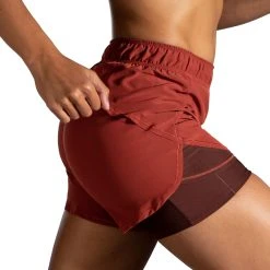 Women's Brooks Chaser 5" 2-in-1 Short - 221464-681 -Goodr Sales Shop 221464 681 MV Chaser 5in 2in1 Short
