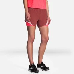 Women's Brooks Chaser 5" 2-in-1 -Goodr Sales Shop 221464 694 MA Chaser 5in 2in1 Short