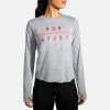Women's Brooks Distance Graphic Long Sleeve 221468-082