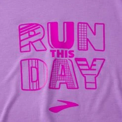 Women's Brooks Distance Graphic Long Sleeve - 221468-573 -Goodr Sales Shop 221468 573 D1 Distance Graphic Long Sleeve