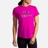 Women's Brooks Distance Graphic Short Sleeve 221469-611 -Goodr Sales Shop 221469 611 MA Distance Graphic Short Sleeve