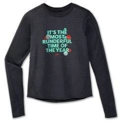 NEW! Women's Brooks "Runderful Time Of The Year" Long Sleeves - 221516-075