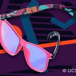 Goodr Running Sunglasses - Glides Over Most Surfaces -Goodr Sales Shop BTTF ProductPageAssets GlidesOverMostSurfacesOnFaceImage 1000x jpg