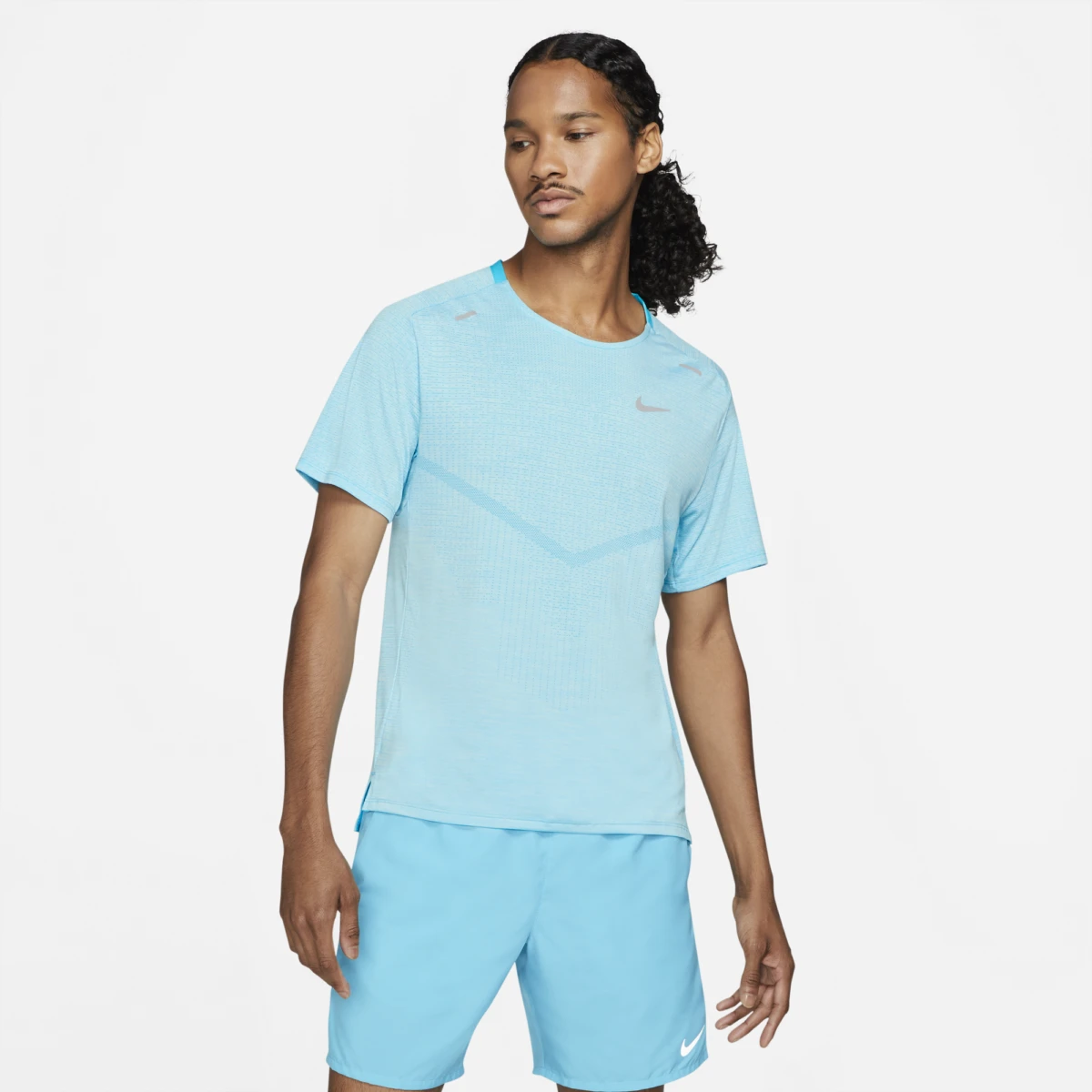 Men's Nike Techknit Ultra Short Sleeve CZ9046-447 3 Men's Nike Techknit Ultra Short Sleeve CZ9046-447