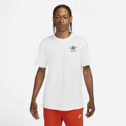 Men's Nike Sportwear Club Short Sleeve Blue Ribbon Sports - DO6161-100 -Goodr Sales Shop DO6161 100 PHSFM001 2000