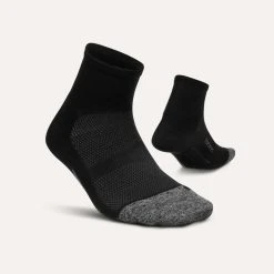 Feetures Features Elite Light Cushion Quarter Socks - FEET-E20159 -Goodr Sales Shop Elite Quarter Black Doubles 720x e07cf4f5 f4d8 4307 bc3c 80a0060e963c