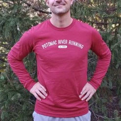 Unisex =PR= Red Long Sleeves Graphic Tee - BELLA-PRR2003LSRED -Goodr Sales Shop PR2003M