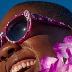 Goodr Sunglasses - [Insert Lei'd Joke] RG-FLPK-BK1-NR -Goodr Sales Shop RG FLPK BK1 NR d