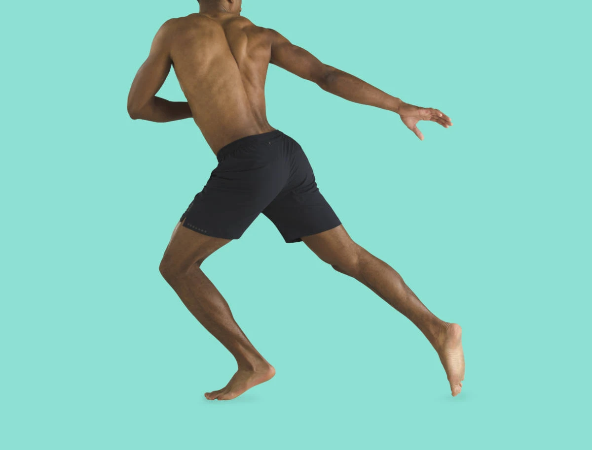 Men's SAXX Underwear Kinetic 2-in-1 7" Short SXKS27-BLK 5 Men's SAXX Underwear Kinetic 2-in-1 7" Short SXKS27-BLK - Image 3