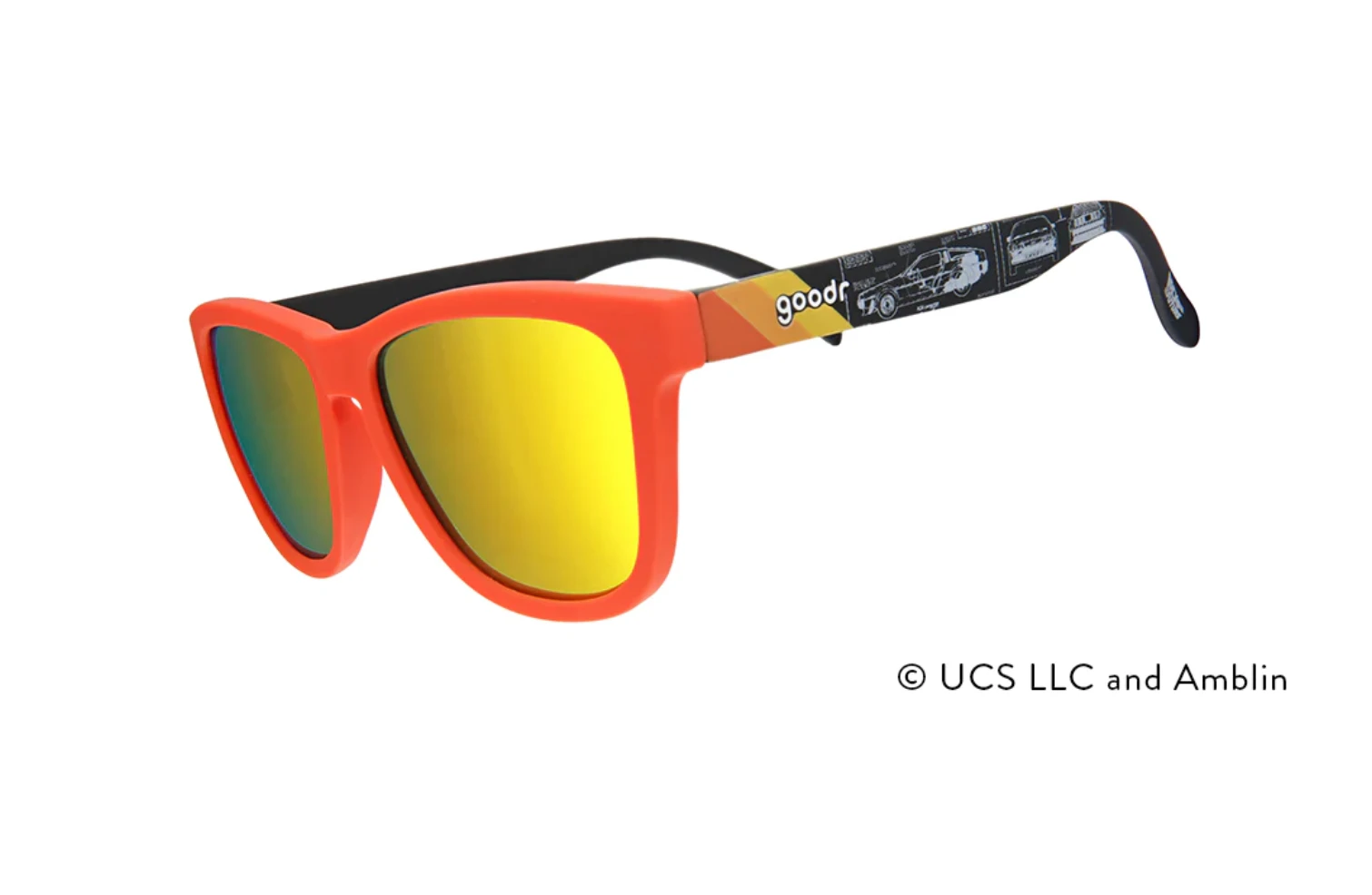 Goodr Running Sunglasses - Where We're Going, We Don't Need Roads 4 Goodr Running Sunglasses - Where We're Going, We Don't Need Roads - Image 2