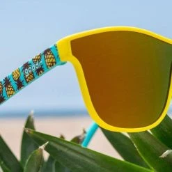 Goodr Sunglasses - How Do You Like Them Pineapples? VRG-YLTL-AM4-RF -Goodr Sales Shop VRG YLTL AM4 RF b
