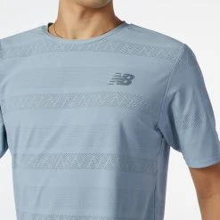 Men's New Balance Q Speed Jacquard Short Sleeve - MT13277-LSL -Goodr Sales Shop mt13277lsl 73