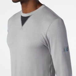 Men's New Balance Q Speed 1Ntro Long Sleeve - MT13290-AG -Goodr Sales Shop mt13290ag 73